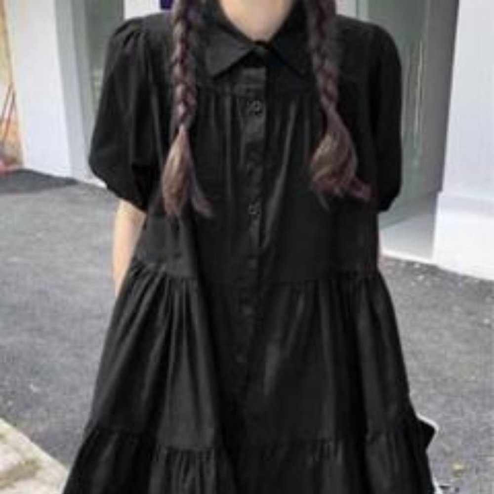 girls black dress